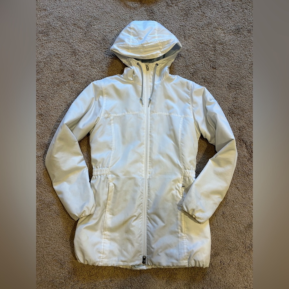 Columbia Women's White Hooded Jacket